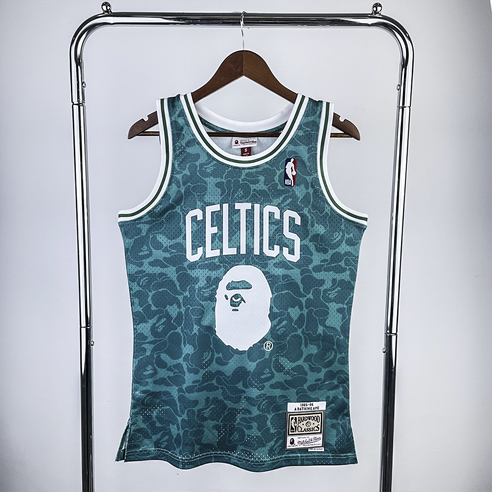 Okinawa Prefecture Boston Celtics Bape Jersey BAPE X Mitchell Ness