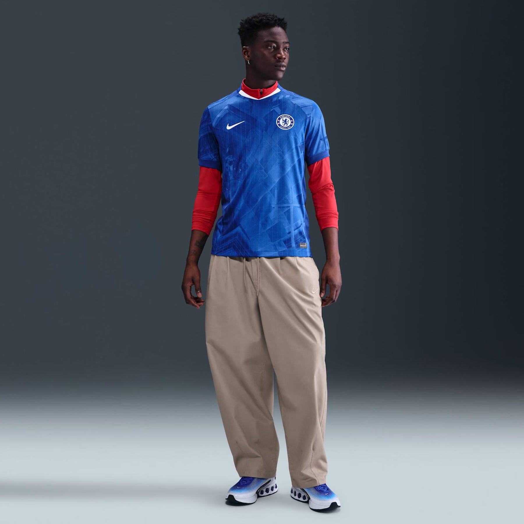 Camisa Chelsea I 25/26 - Torcedor Nike Masculina - Azul