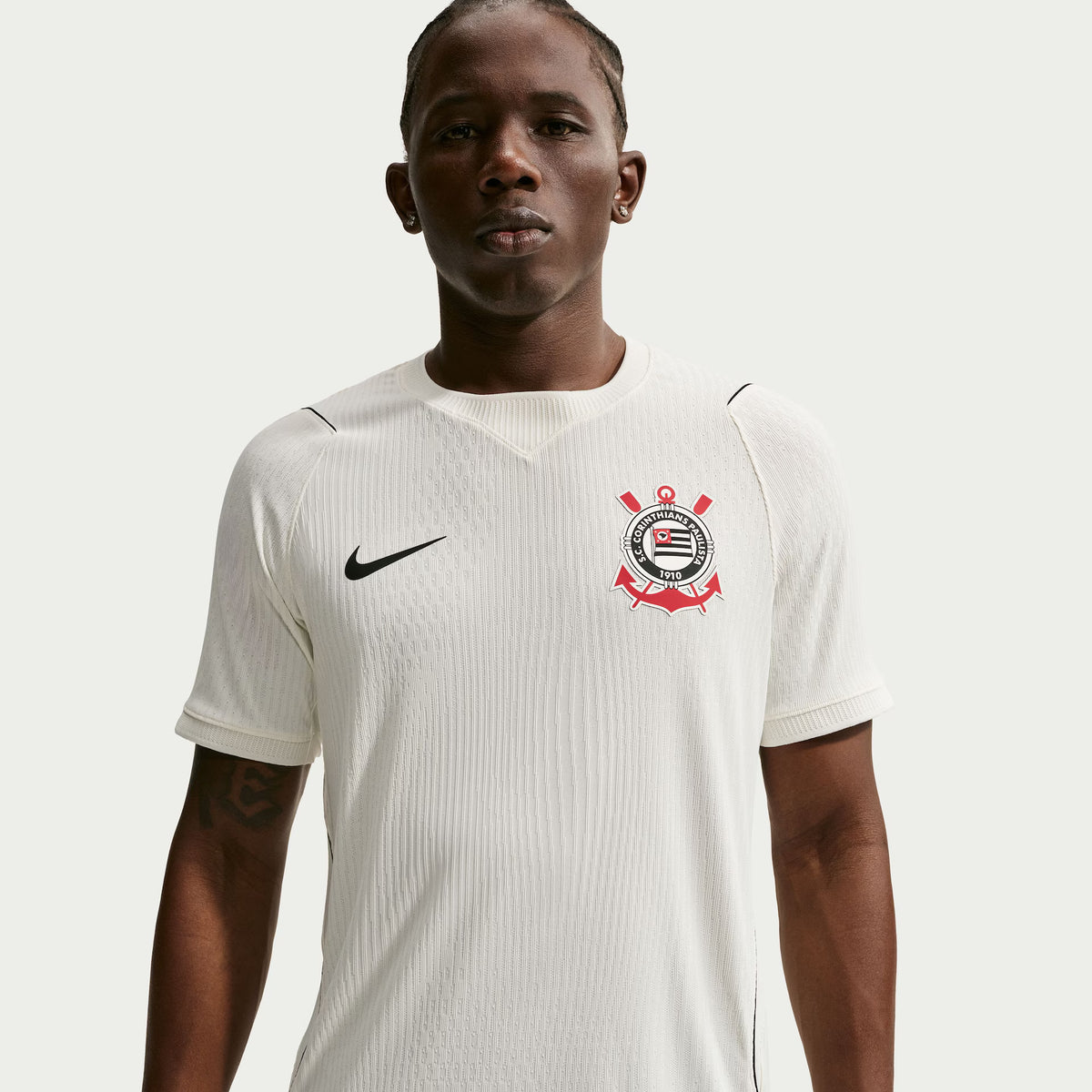 Camisa Masculina Jogador Corinthians Branca 2026