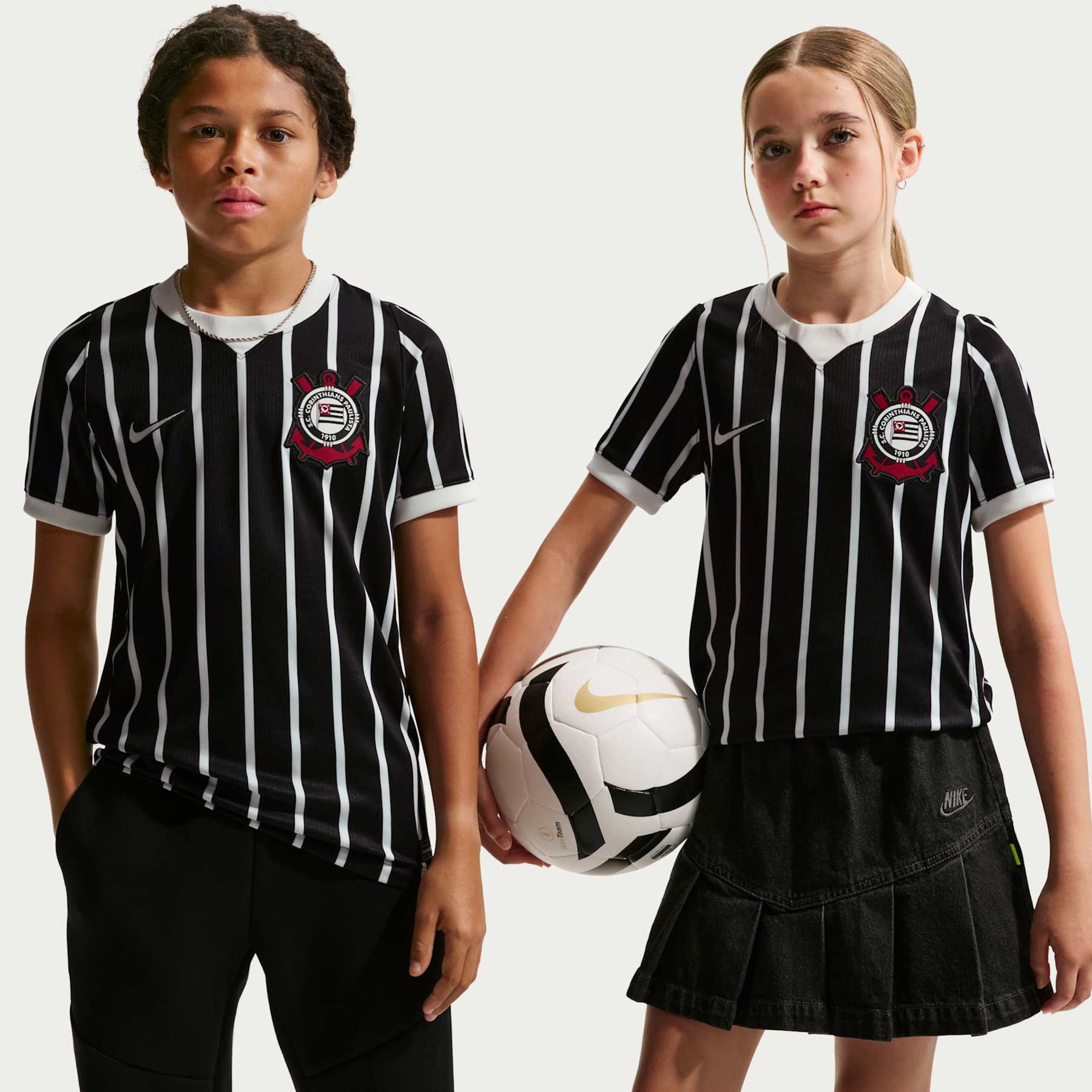 Camisa Corinthians Nike II 2026/27 Torcedor Infantil