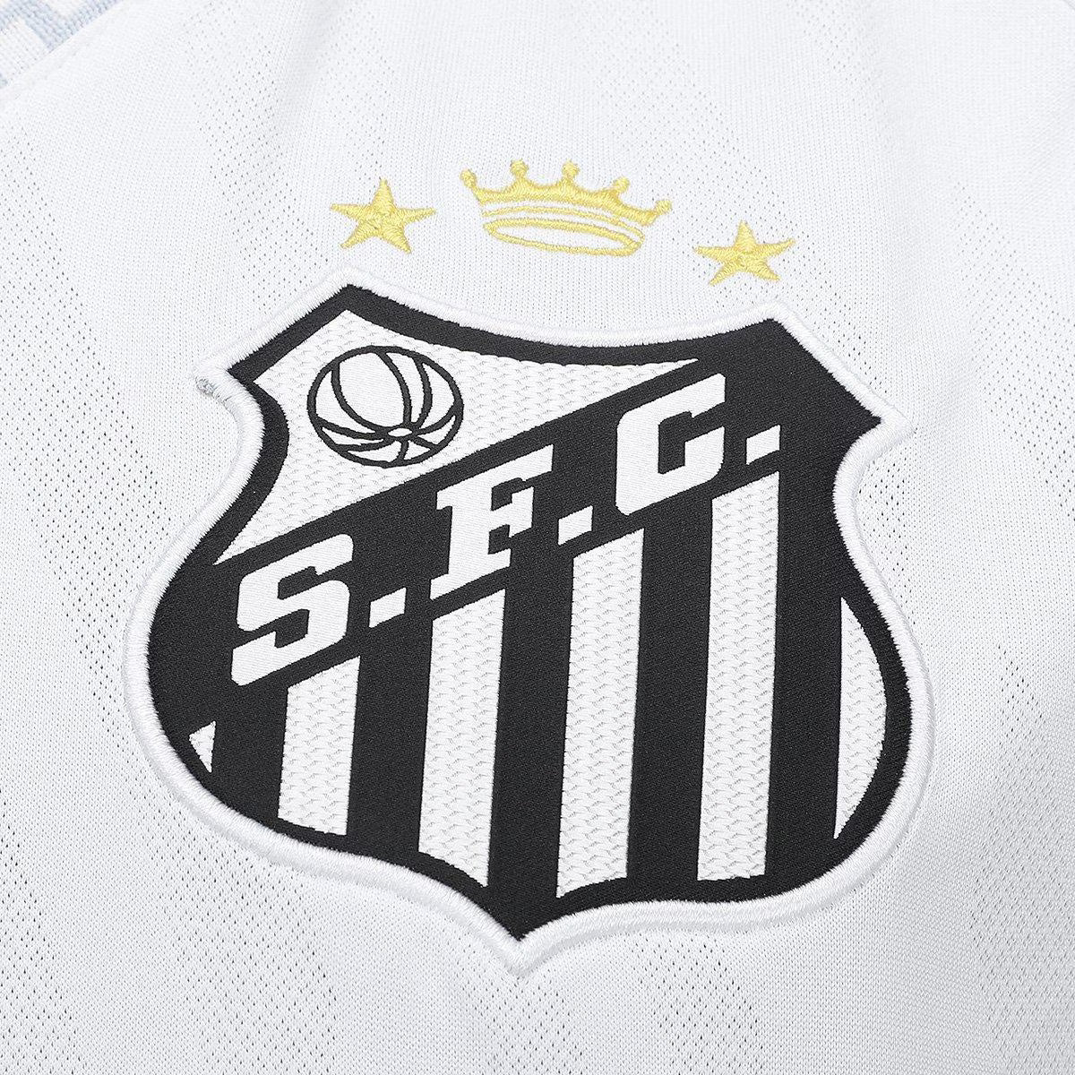 Camisa Santos I 25/26 s/n Torcedor Umbro Masculina - Branco+Cinza