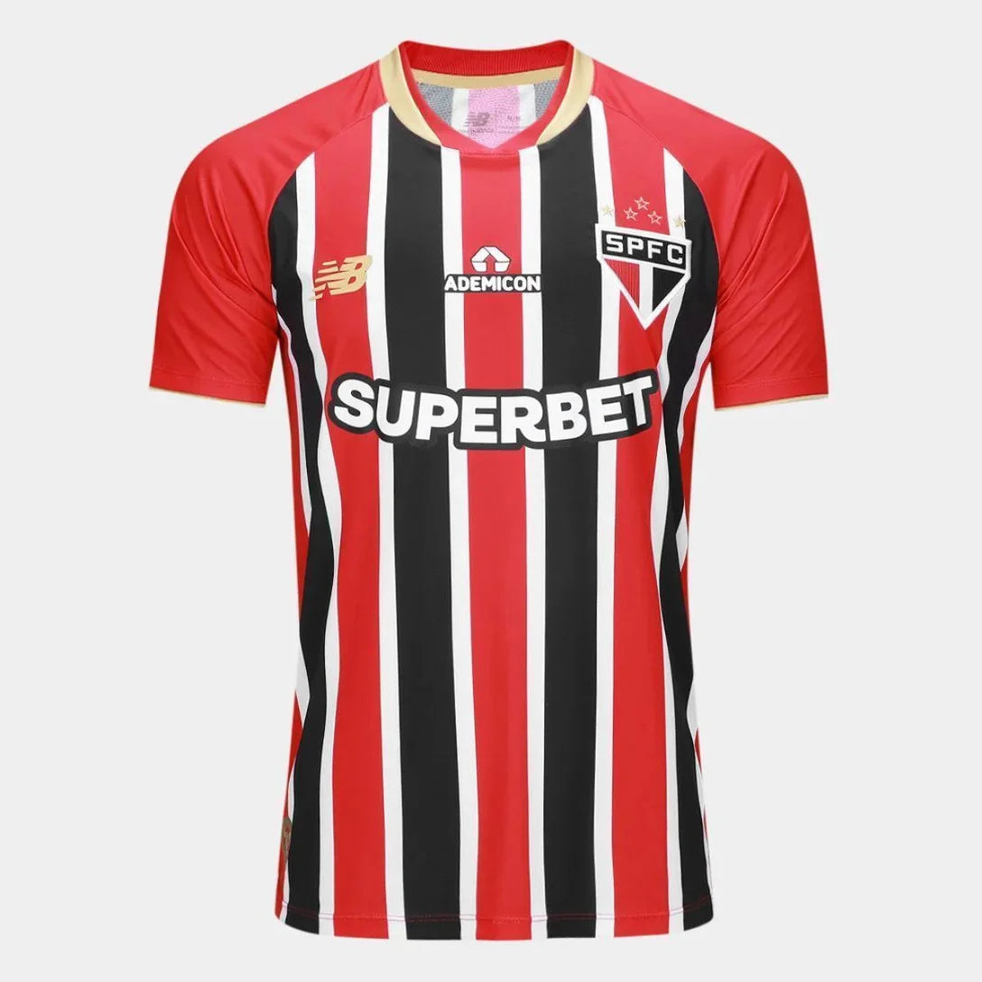Camisa São Paulo II 25/26 s/n Jogador New Balance Masculina - Vermelho