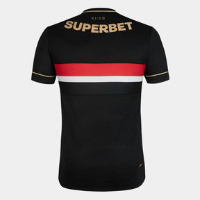 Camisa São Paulo III 25/26 s/n° Jogador Comemorativa New Balance Masculina - Preto+Vermelho