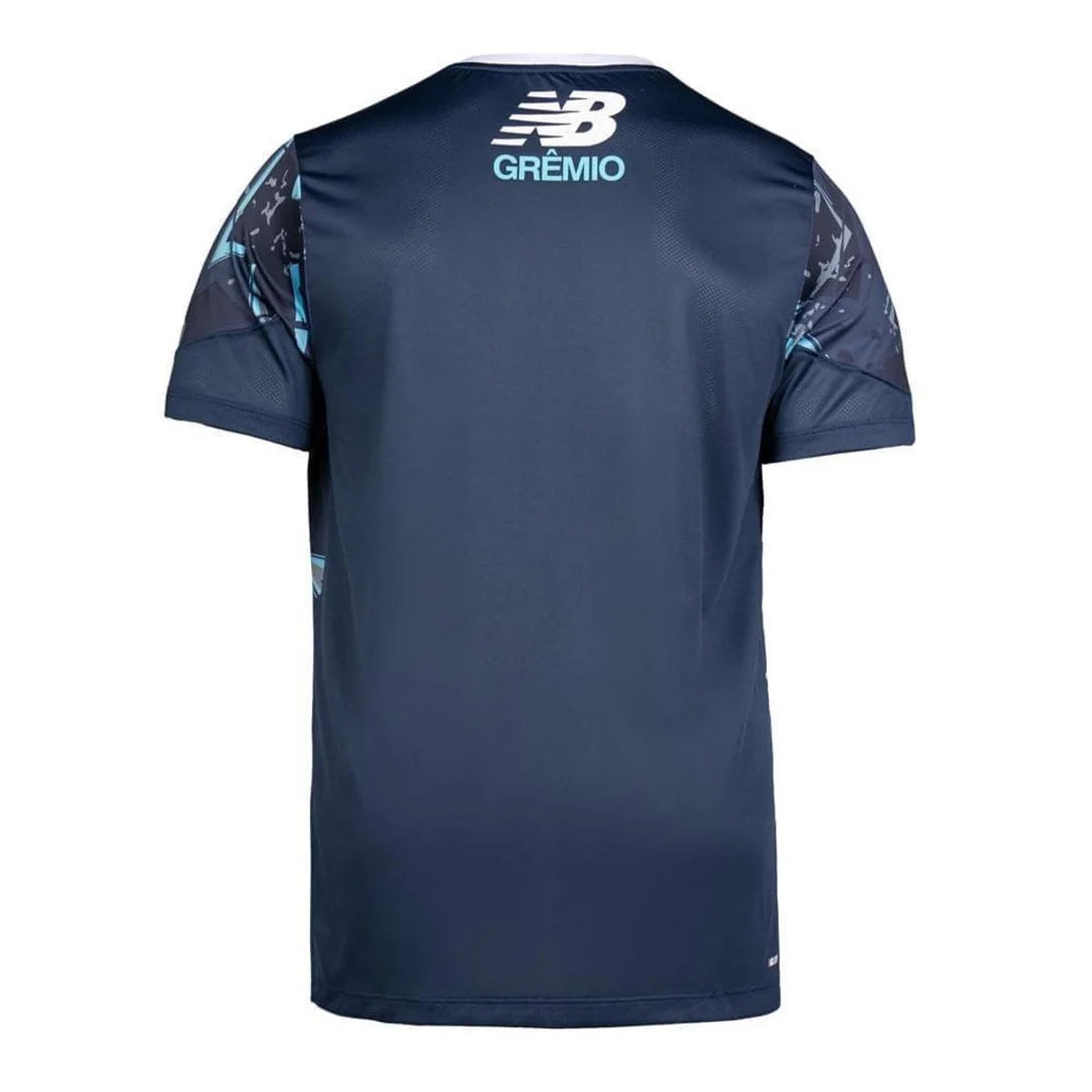 Camisa Grêmio Pré Jogo 26/27 Torcedor New Balance Masculina - Marinho+Azul