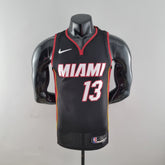 Camisa NBA Miami Heat #13 Adebayo - 75° Aniversário Black