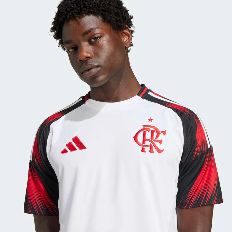 Camisa Flamengo II 25/26 Torcedor Adidas Masculina - Branco