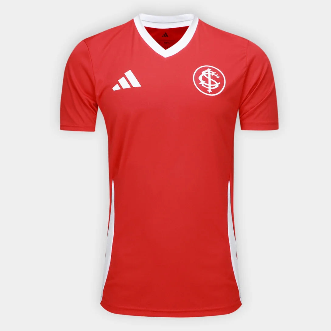 Camisa Internacional Fanshirt 25/26 Adidas Masculina - Vermelho+Branco
