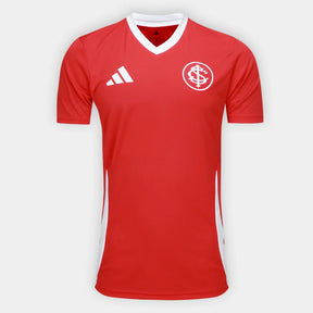 Camisa Internacional Fanshirt 25/26 Adidas Masculina - Vermelho+Branco