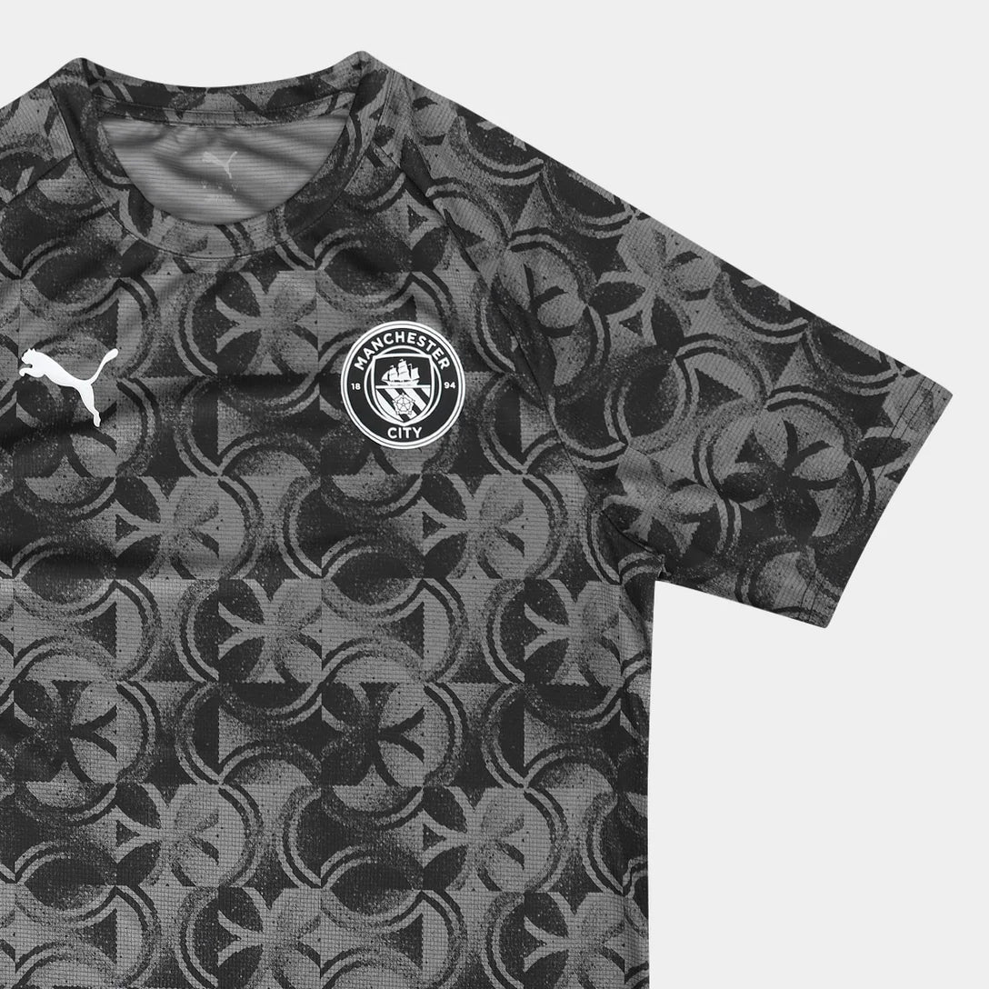 Camisa Manchester City Prematch 25/26 Puma Masculina - Preto