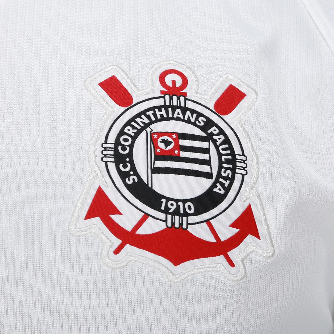 Camisa Masculina Torcedor Corinthians Branca 2026