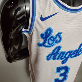 Camisa NBA Lakers #3 Davis Retro Night White - 23/24