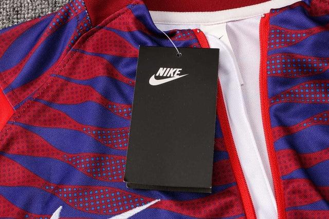 Conjunto Inverno Barcelona Azul e Grená Nike - Com Ziper