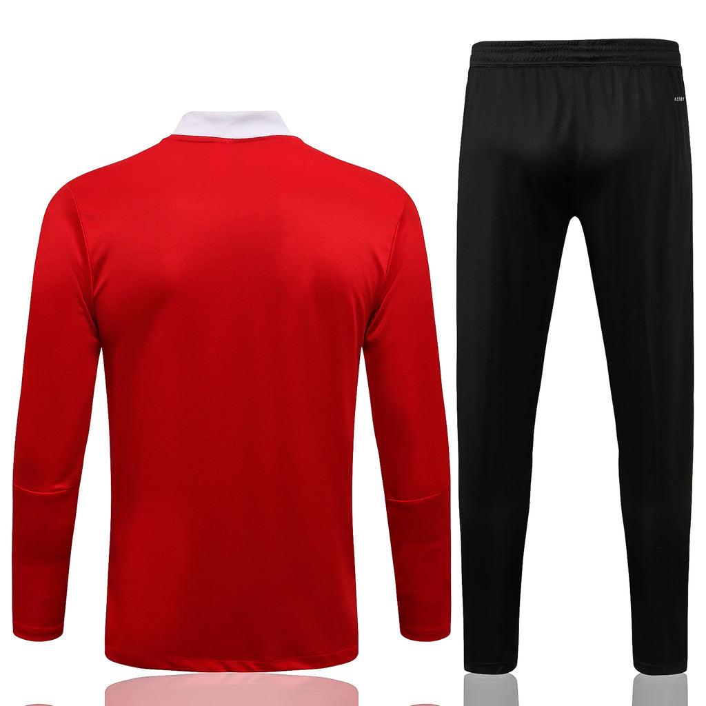 Conjunto Inverno Benfica Vermelha Adidas- Com Ziper