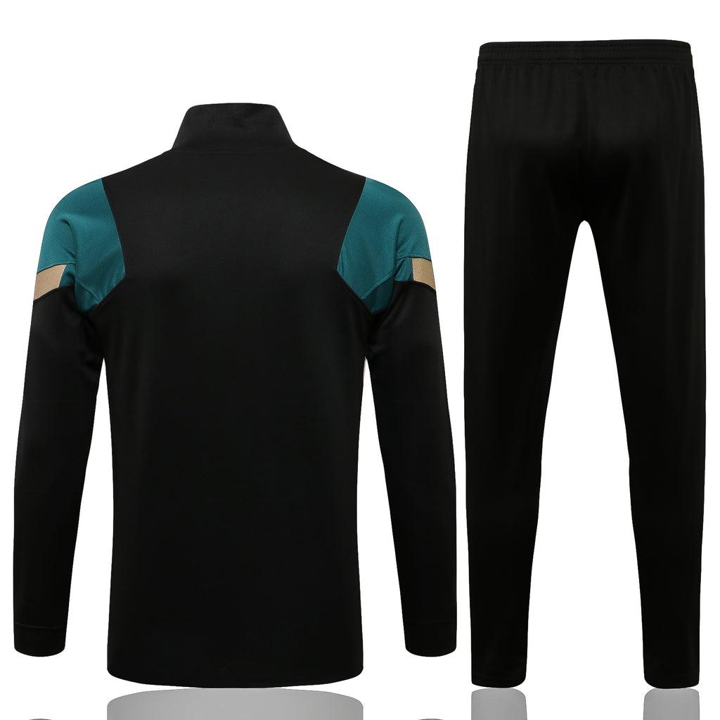 Conjunto Inverno Liverpool Preta Nike - Com Fecho