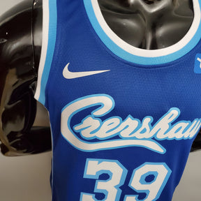 Camisa NBA Lakers #39 Howard Crershaw Blue- 23/24