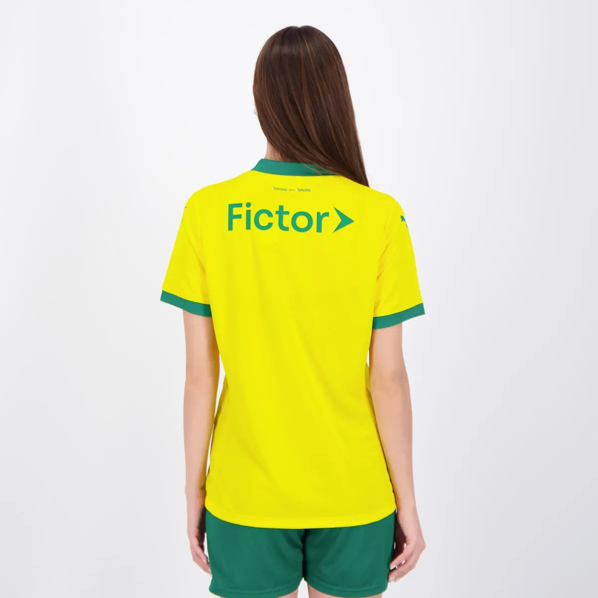 Camisa Palmeiras III 25/26 - Torcedor Puma Feminina - Amarela e verde