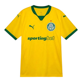 Camisa Palmeiras III 25/26 - Torcedor Puma Feminina - Amarela e verde