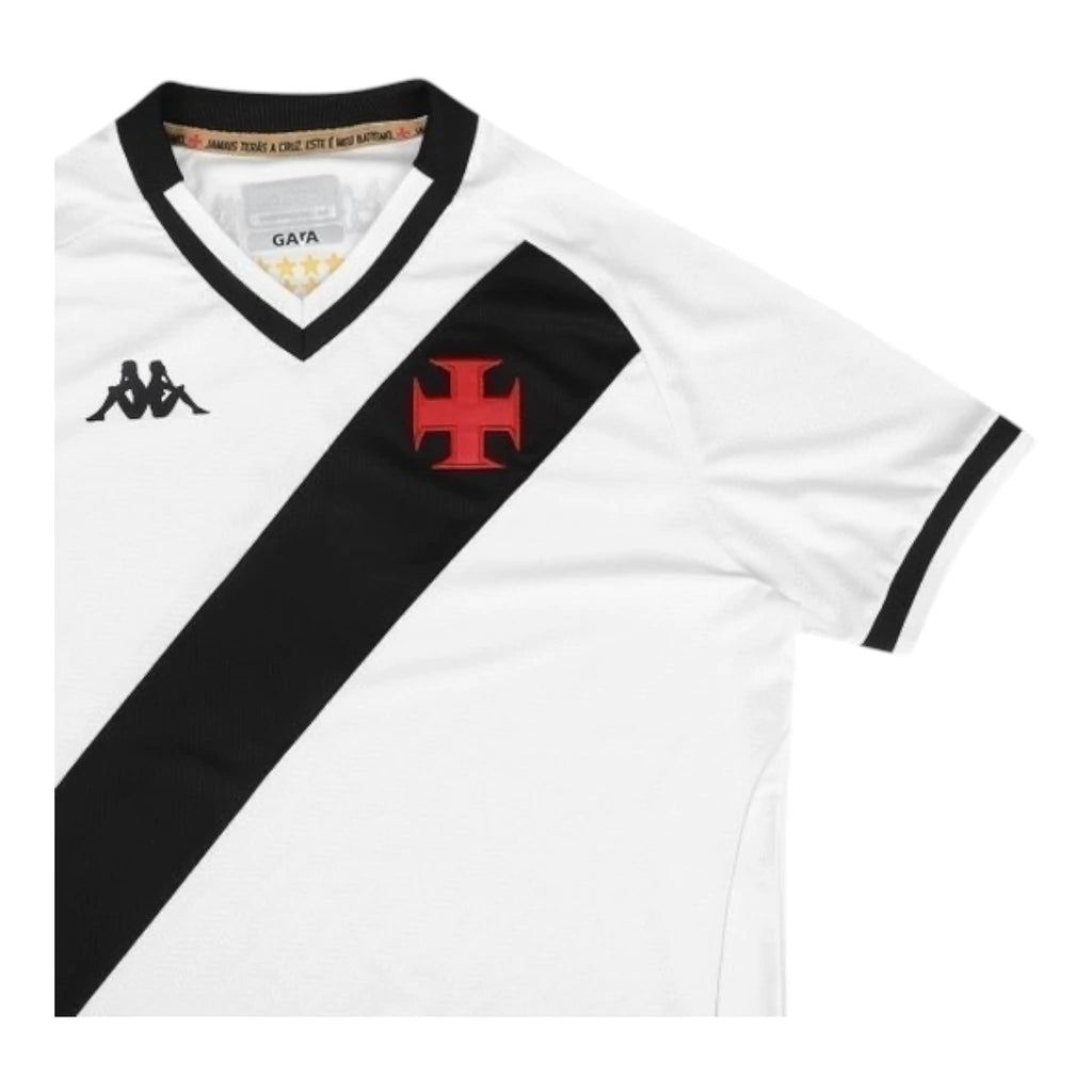 Camisa Vasco da Gama lI 25/26 - Torcedor Kappa Masculina - Branca